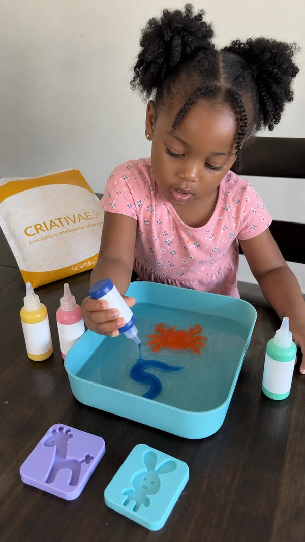 Aqua Fairy Criativae - Magisches Wasser-Bastelset für 3D-Tiere
