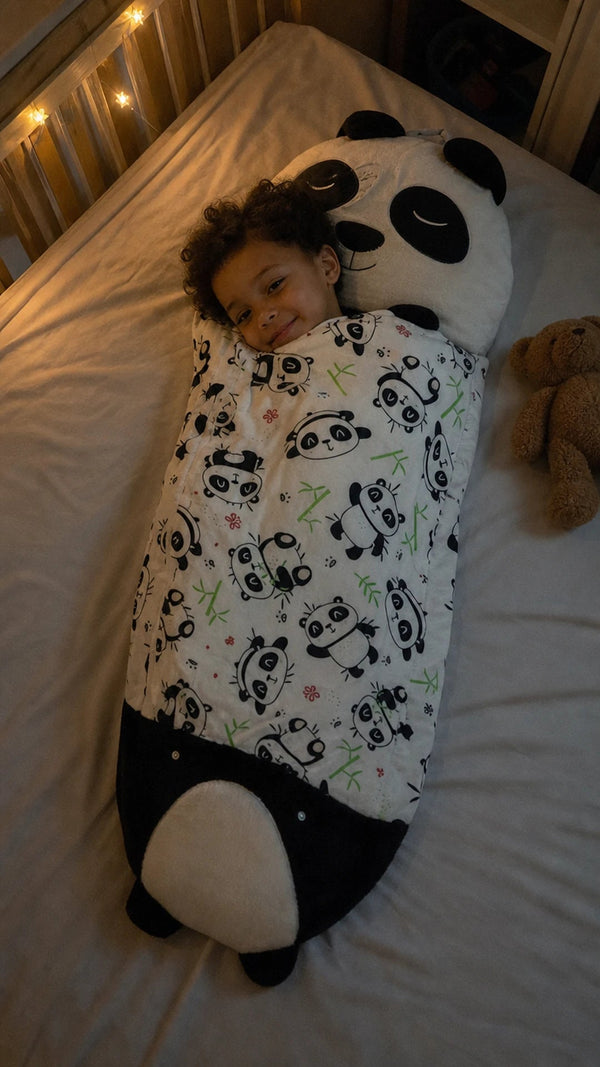Kuschelsack Criativae - 3-in-1 Kinderschlafsack mit Kuscheltier