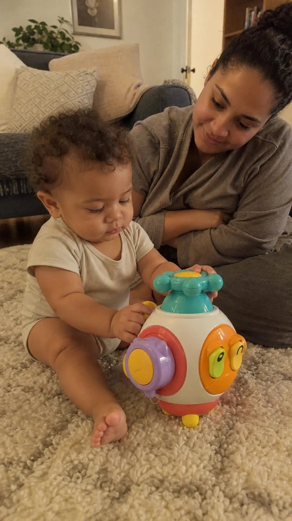 CuboBaby Criativae - Montessori-Aktivitätswürfel mit sechs Entdeckungen
