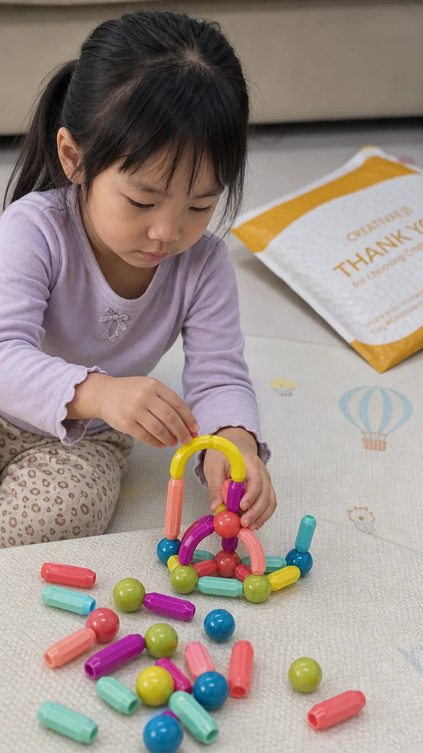 Magna Kids Criativae - Magnetstäbe und Kugeln für grenzenloses Bauen