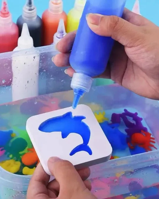 Aqua Fairy Criativae - Magisches Wasser-Bastelset für 3D-Tiere