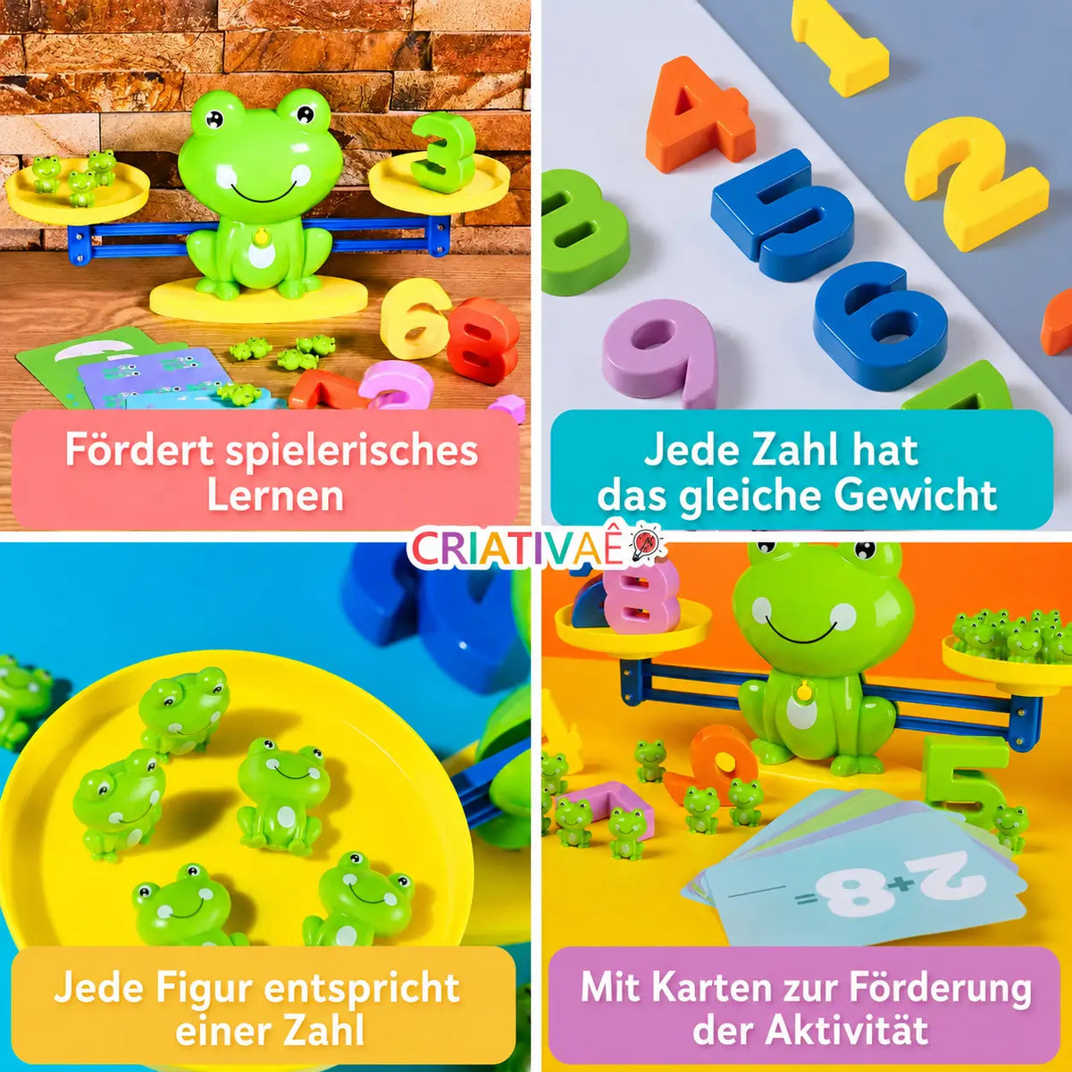 Magic Calc Criativae - Montessori-Rechenwaage für erste Zahlen