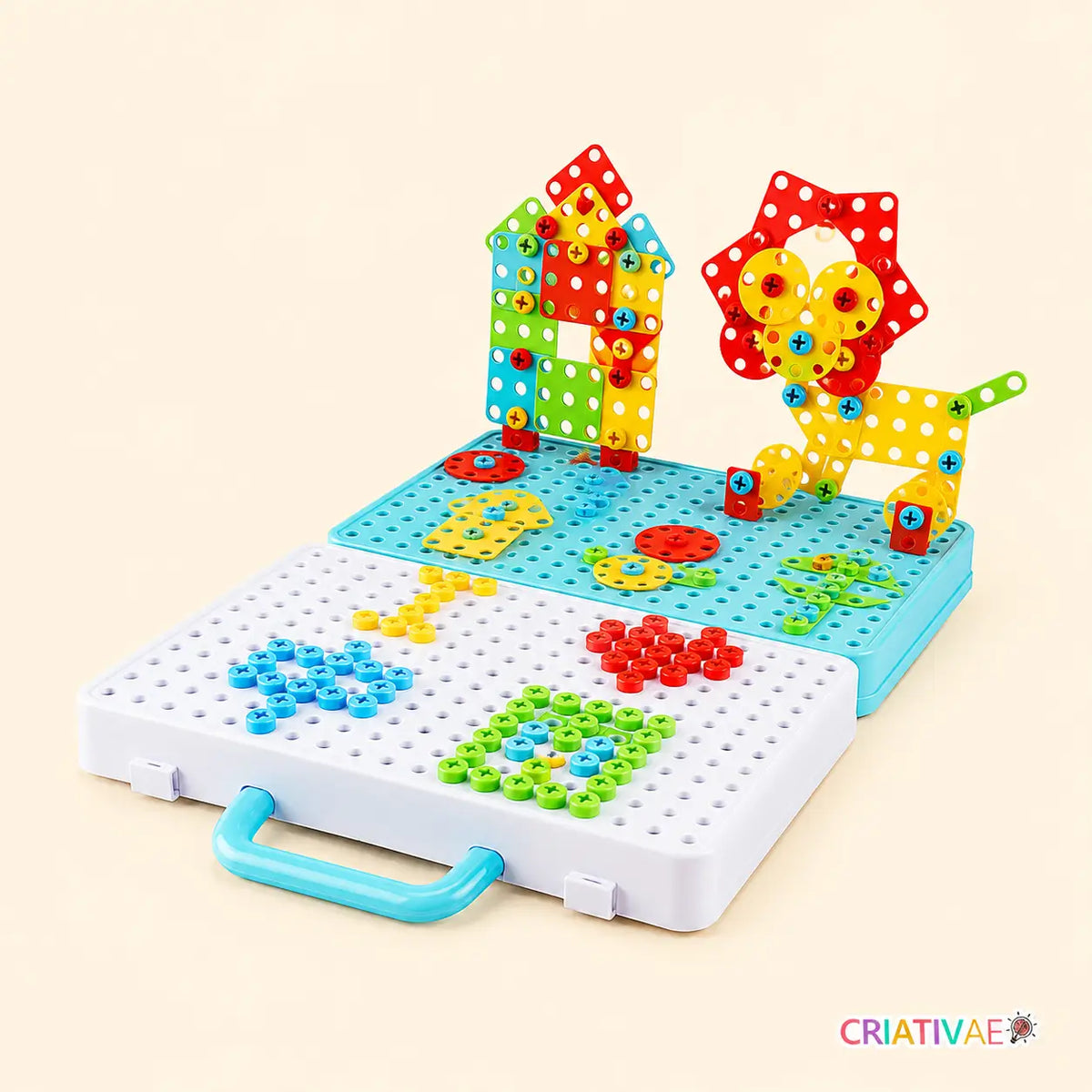 Tecto3D Criativae - Bohrmaschinen-Bauset für Kinder