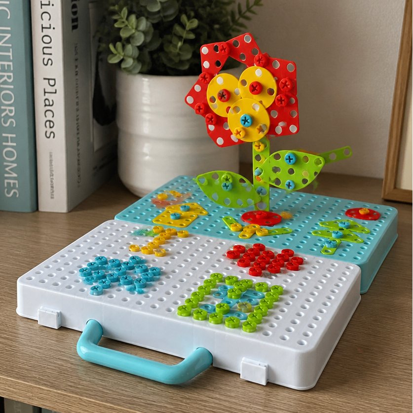Tecto3D Criativae — Bohrmaschinen-Bauset für Kinder