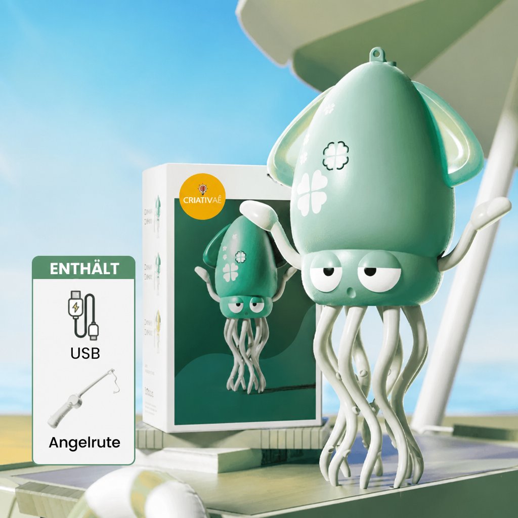 Lulita Pop Criativae - Laufender, tanzender Tintenfisch mit Lichtern