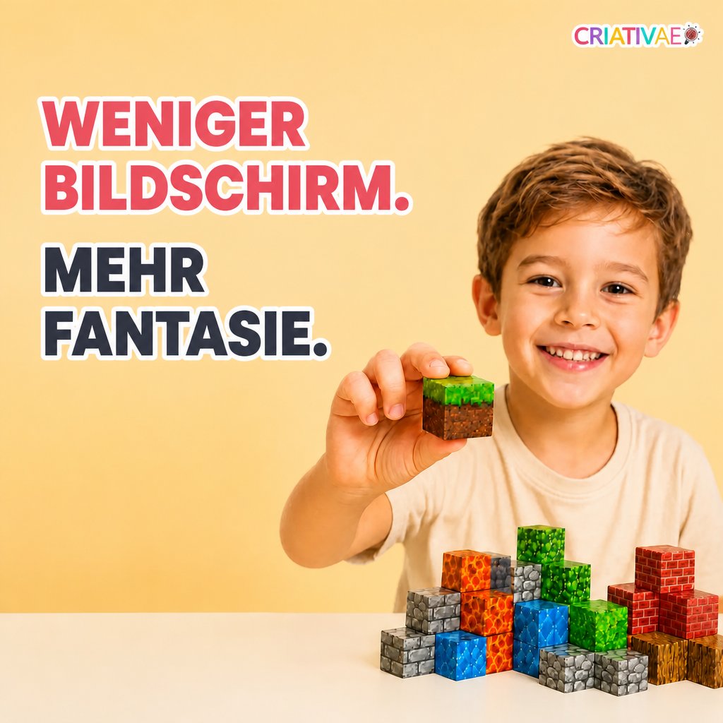 MagCraft Criativae - Magnetische Bausteine für Kinder
