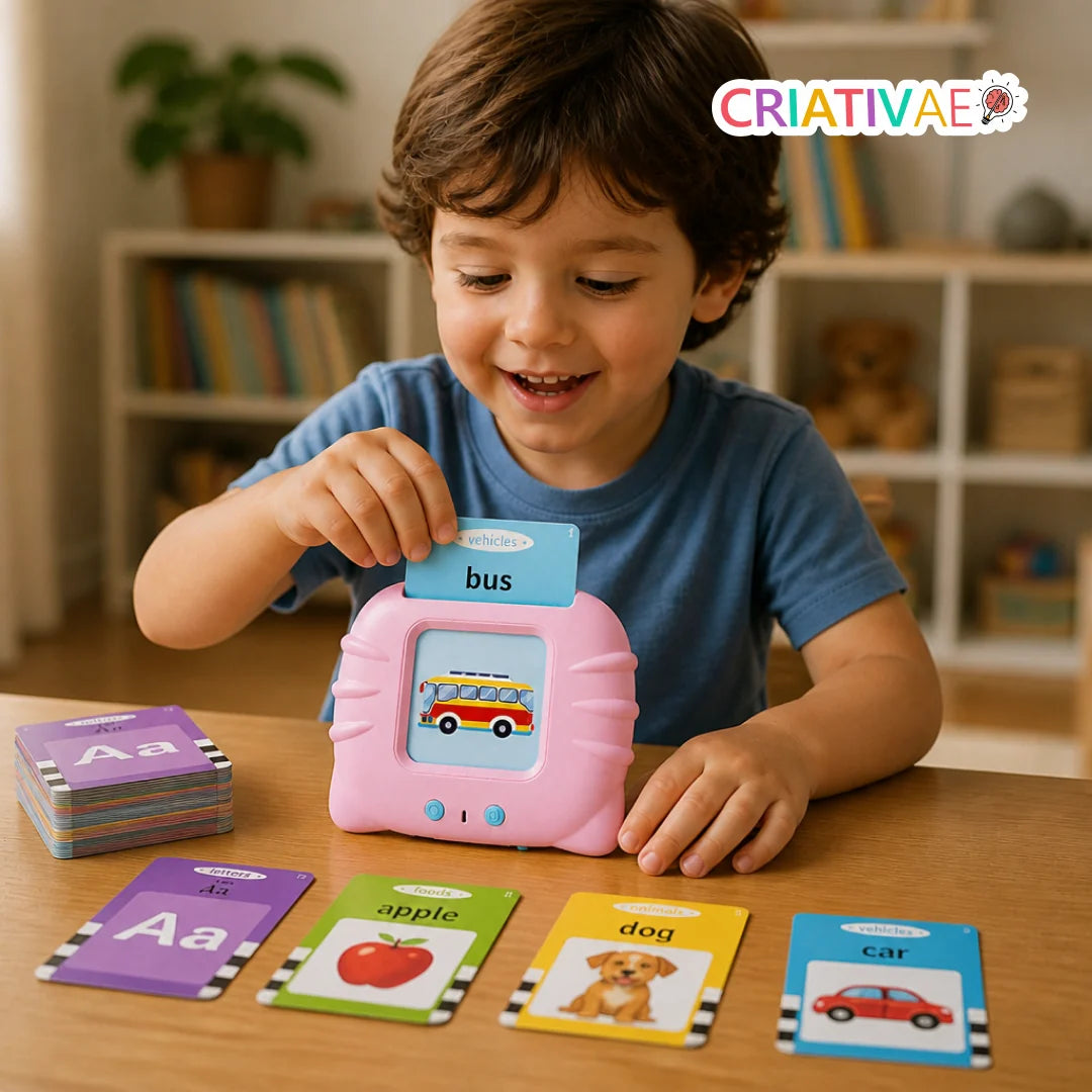 Card Kids Criativae - Sprechende Englisch-Lernkarten für Kinder (224 Wörter)