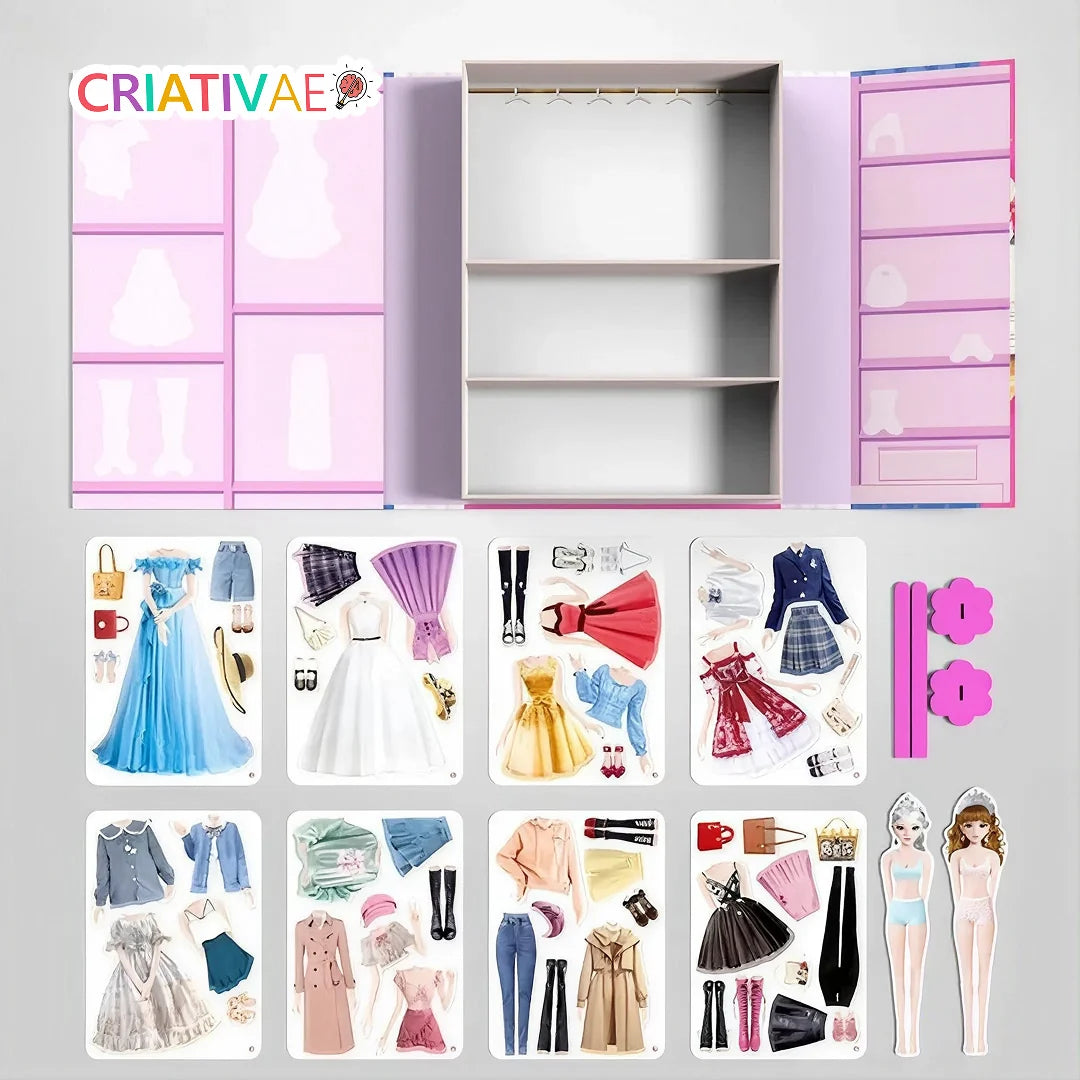 Styldoll Criativae - Magnetische Anziehpuppe mit unendlich vielen Outfits