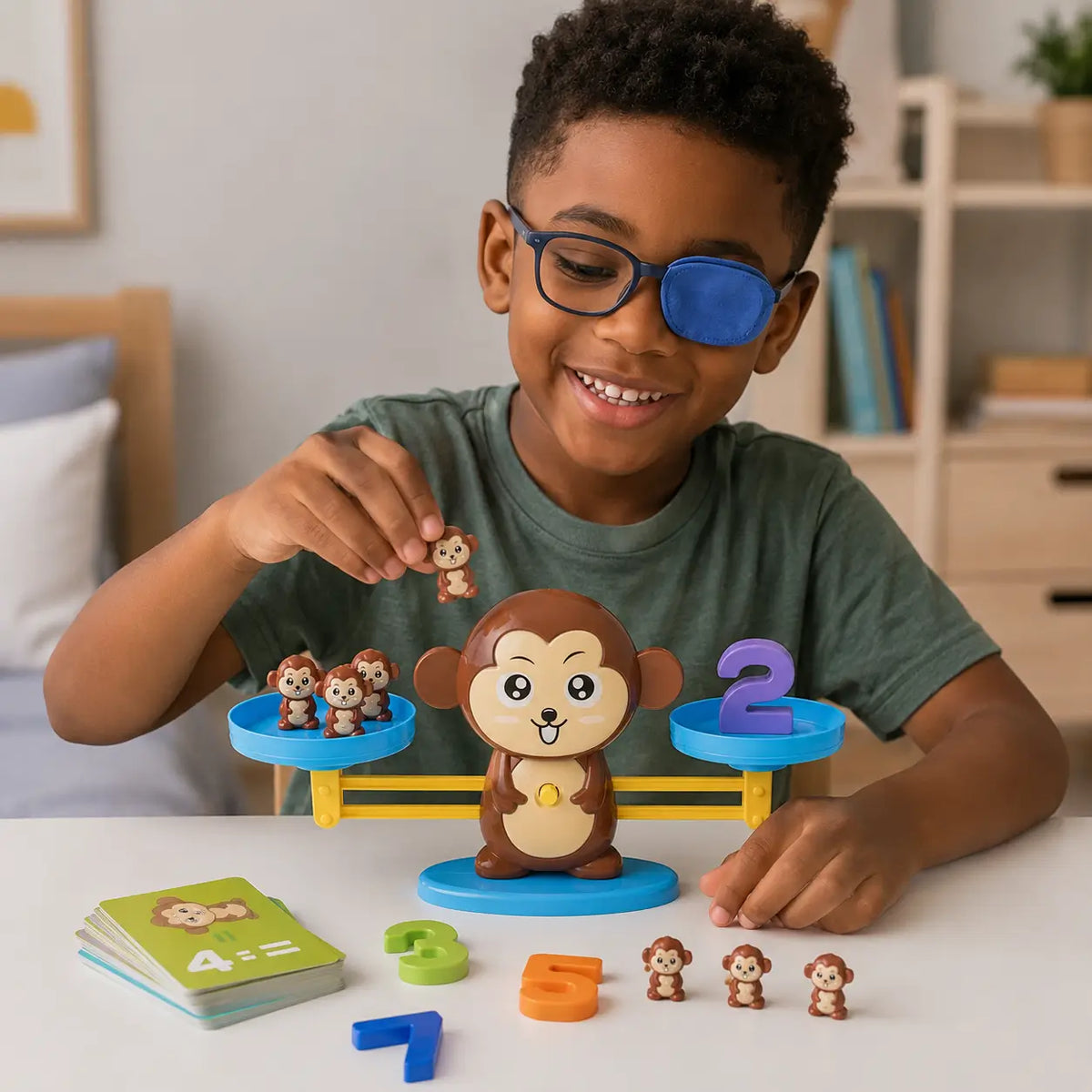 Nachher — Magic Calc Criativae - Montessori-Rechenwaage für erste Zahlen