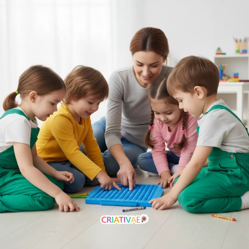 Pop-it-Mathe-Set Criativae - Brüche und Rechenarten zum Anfassen