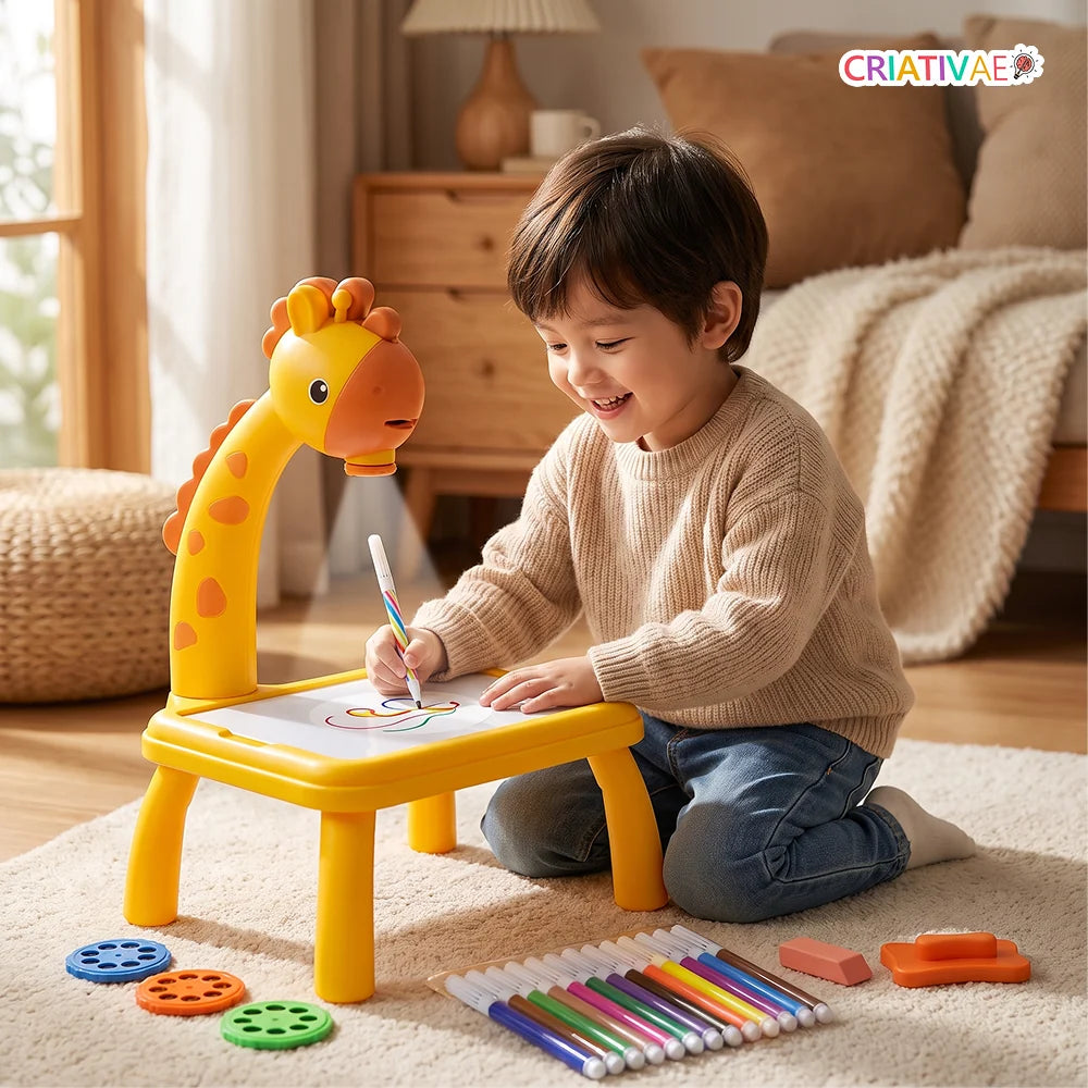 Table Kids Criativae - Kinder-Zeichenprojektor-Tisch