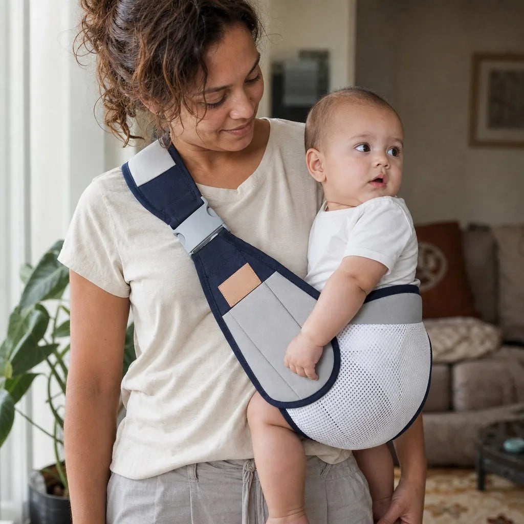 Kängu Sling Criativae - Verstellbarer Baby-Sling für freie Hände und ein ruhiges Baby