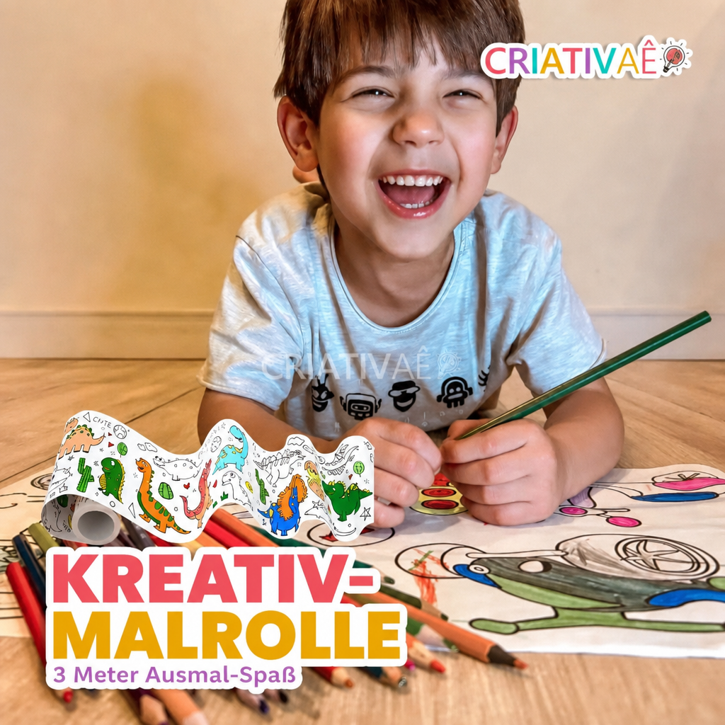 Kreativ-Malrolle – 3 Meter Ausmal-Spaß