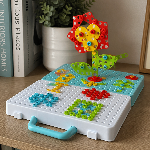 Tecto3D Criativae — Bohrmaschinen-Bauset für Kinder