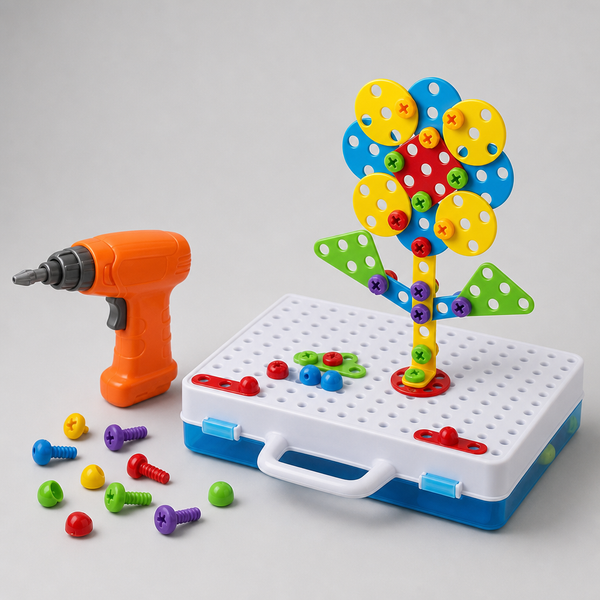Tecto3D Criativae — Bohrmaschinen-Bauset für Kinder