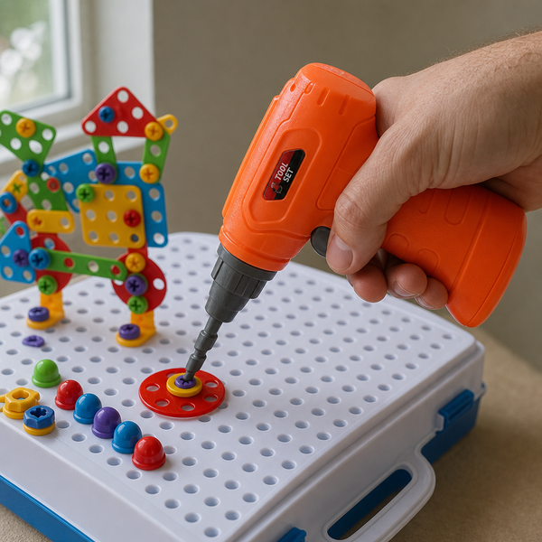 Tecto3D Criativae — Bohrmaschinen-Bauset für Kinder