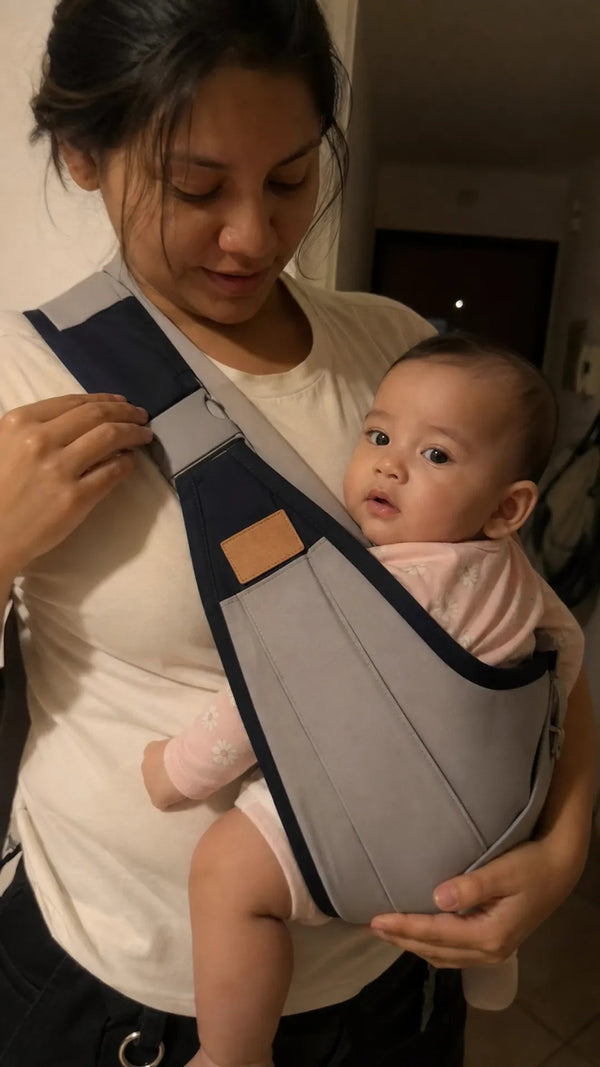 Kängu Sling Criativae - Verstellbarer Baby-Sling für freie Hände und ein ruhiges Baby