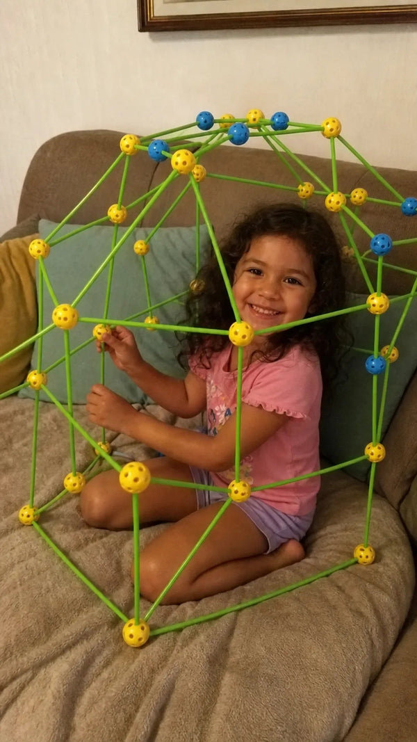 Build It Criativae - Montessori-Konstruktionsset für Hütten und Höhlen