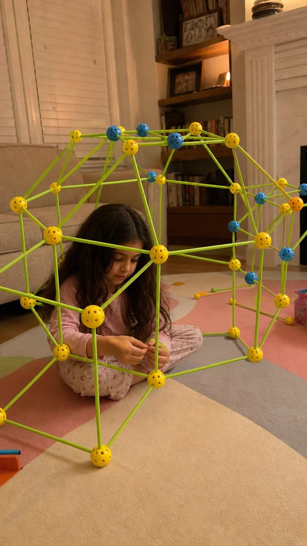 Build It Criativae - Montessori-Konstruktionsset für Hütten und Höhlen
