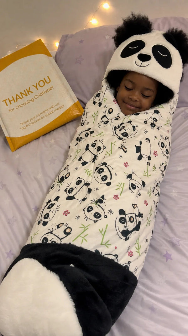Kuschelsack Criativae - 3-in-1 Kinderschlafsack mit Kuscheltier