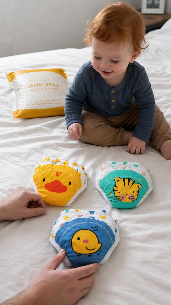 Cute Baby Criativae - 3er-Set Trainingshöschen für den Windelabschied