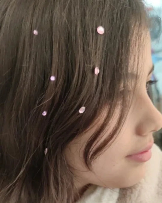 Hair Glam Criativae - Tragbarer Haarstyler mit Strasssteinen