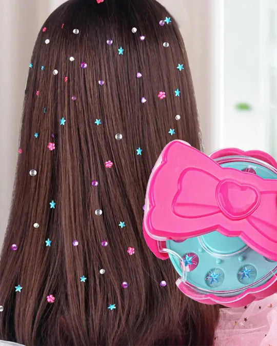 Hair Glam Criativae - Tragbarer Haarstyler mit Strasssteinen
