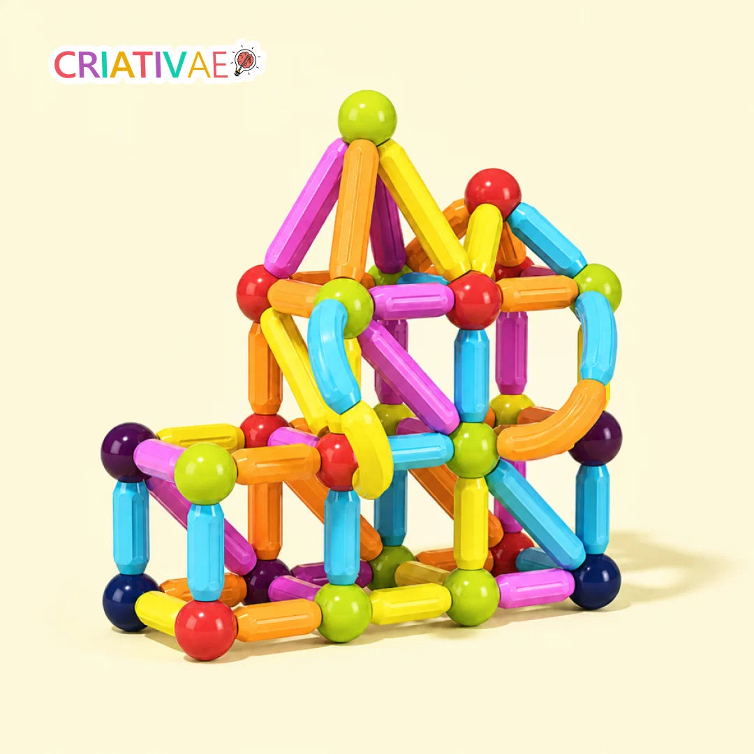 Magna Kids Criativae - Magnetstäbe und Kugeln für grenzenloses Bauen