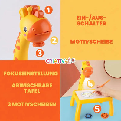 Table Kids Criativae - Kinder-Zeichenprojektor-Tisch