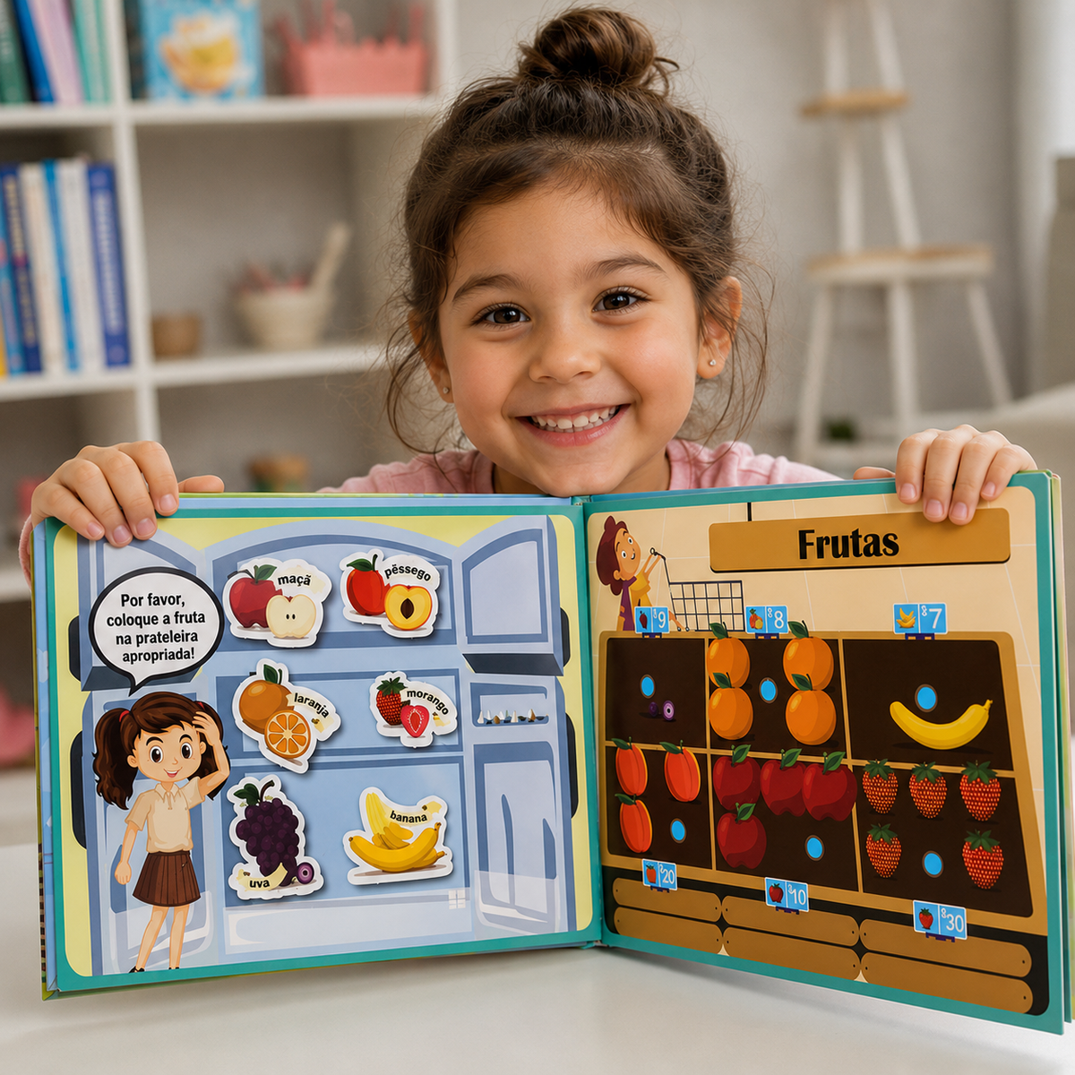 Nachher — QuietBook Criativae - Interaktives Montessori-Aktivitätsbuch mit Klett