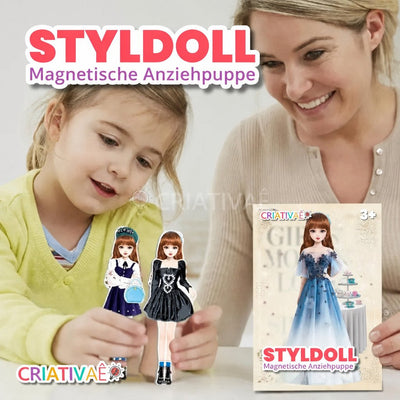 Styldoll Criativae - Magnetische Anziehpuppe mit unendlich vielen Outfits