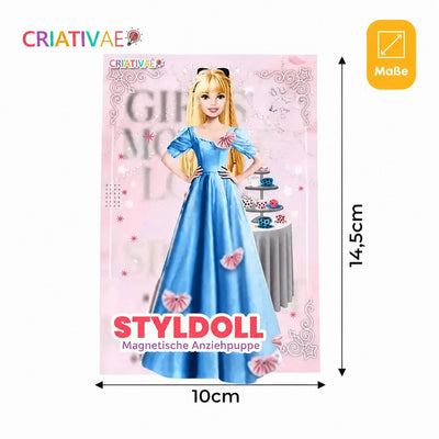 Styldoll Criativae - Magnetische Anziehpuppe mit unendlich vielen Outfits