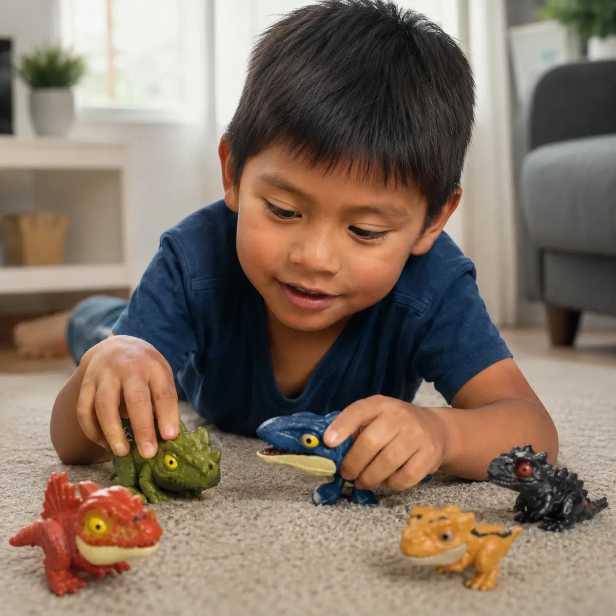 Nachher — Schnappsaurier Criativae - Anti-Stress-Dinos mit Schnappmaul