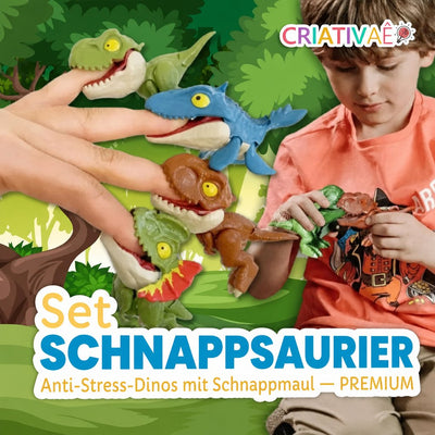 Schnappsaurier Criativae - Anti-Stress-Dinos mit Schnappmaul