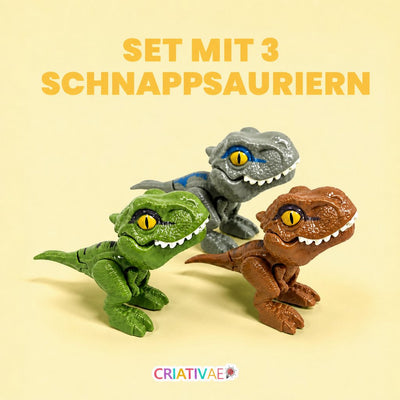 Schnappsaurier Criativae - Anti-Stress-Dinos mit Schnappmaul