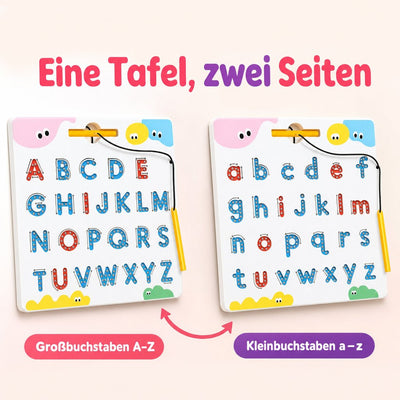 ABC Magnettafel Criativae - Doppelseitige Magnet-Schreibtafel zum Buchstabenlernen