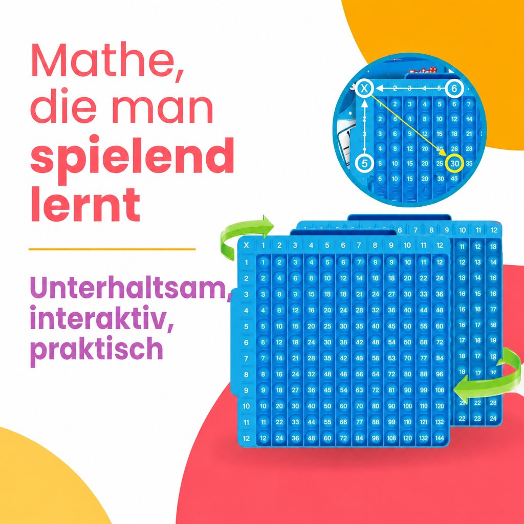 Pop-it-Mathe-Set Criativae - Brüche und Rechenarten zum Anfassen