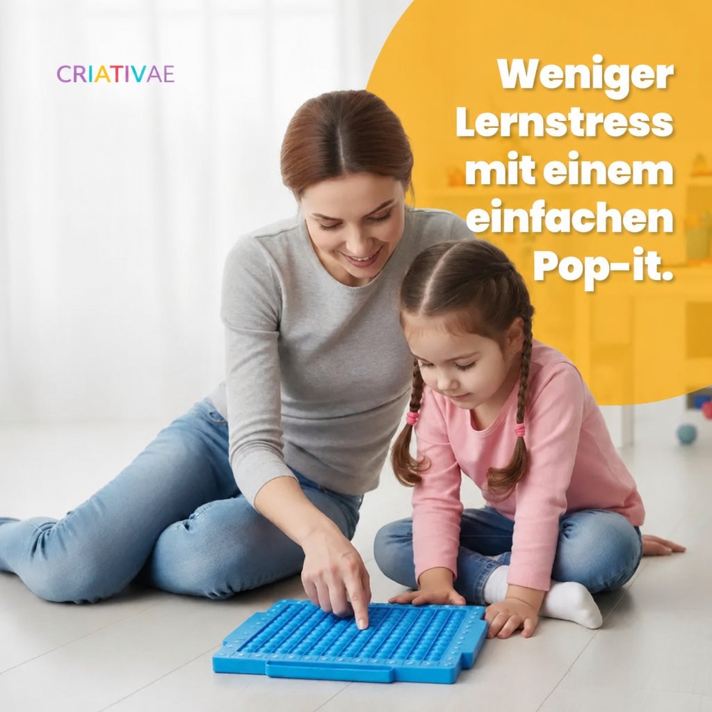 Pop-it-Mathe-Set Criativae - Brüche und Rechenarten zum Anfassen