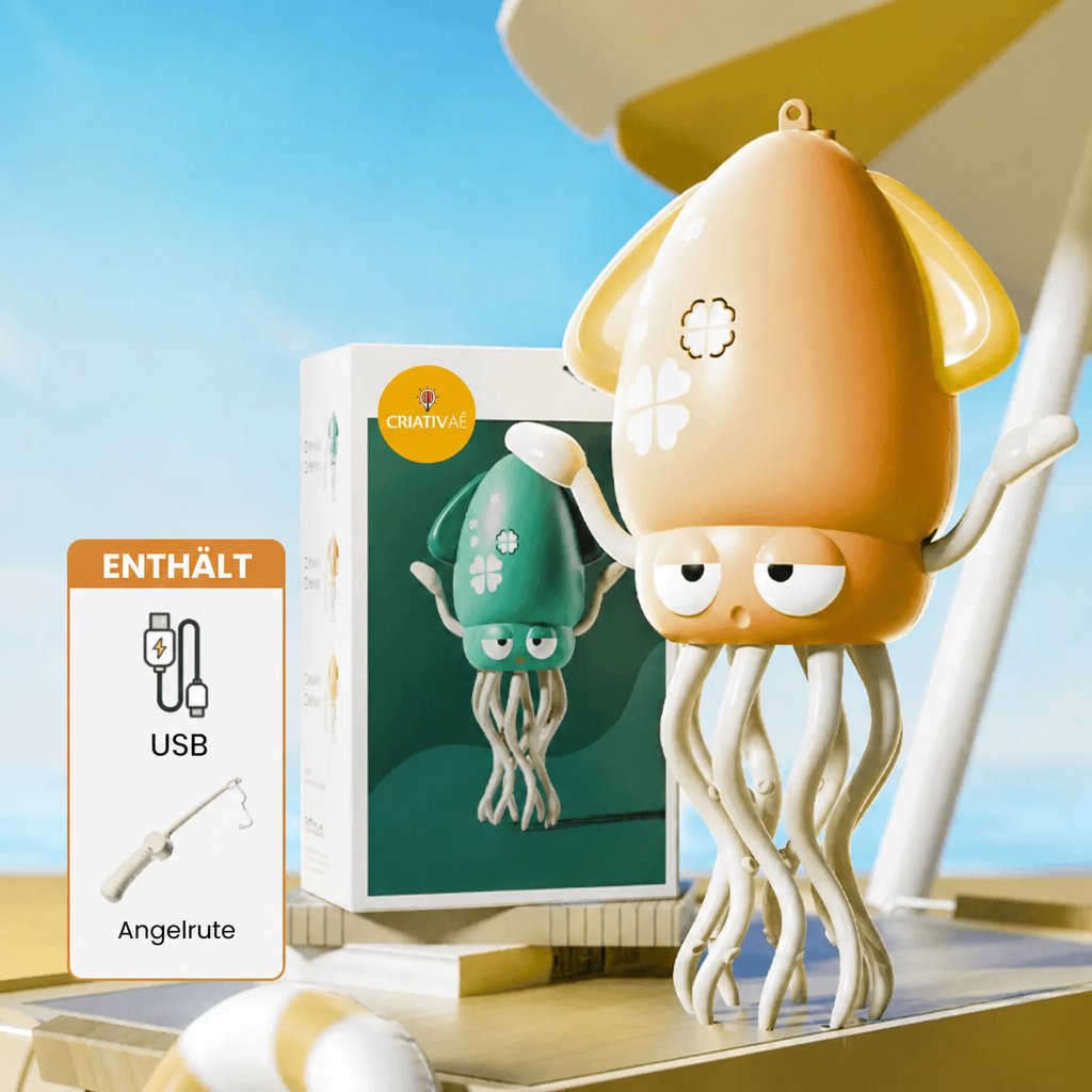 Lulita Pop Criativae - Laufender, tanzender Tintenfisch mit Lichtern