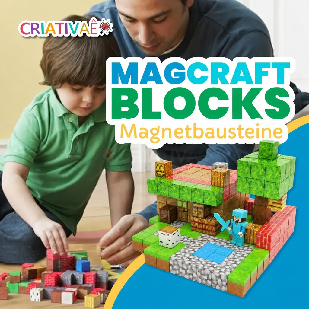 MagCraft Criativae - Magnetische Bausteine für Kinder