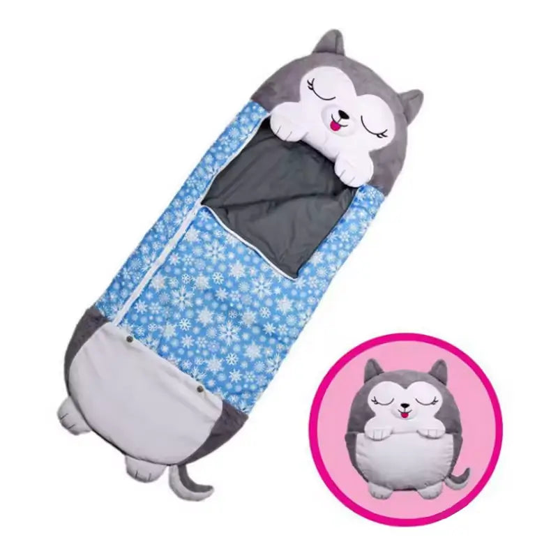 Kuschelsack Criativae - 3-in-1 Kinderschlafsack mit Kuscheltier
