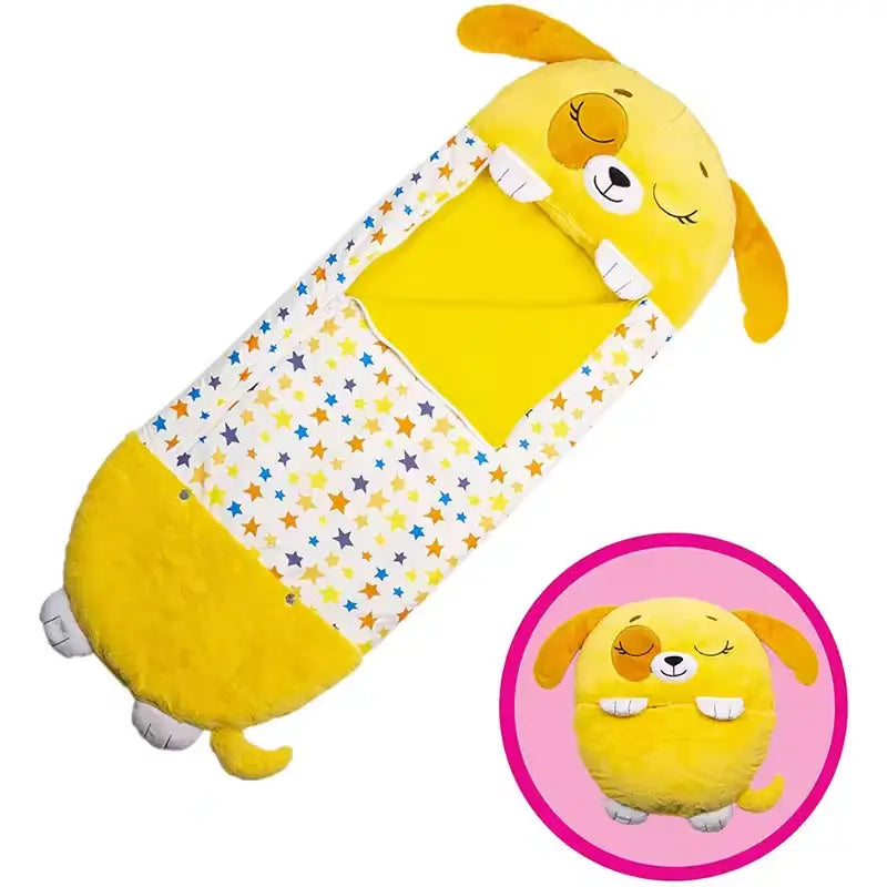Kuschelsack Criativae - 3-in-1 Kinderschlafsack mit Kuscheltier