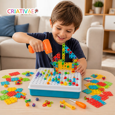 Tecto3D Criativae - Bohrmaschinen-Bauset für Kinder