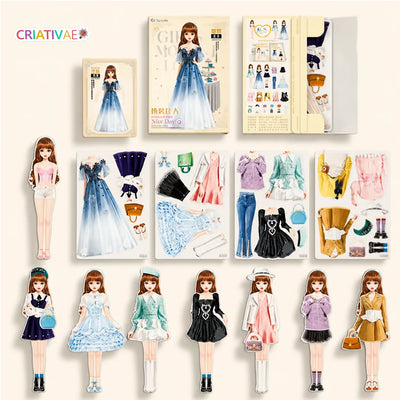 Styldoll Criativae - Magnetische Anziehpuppe mit unendlich vielen Outfits