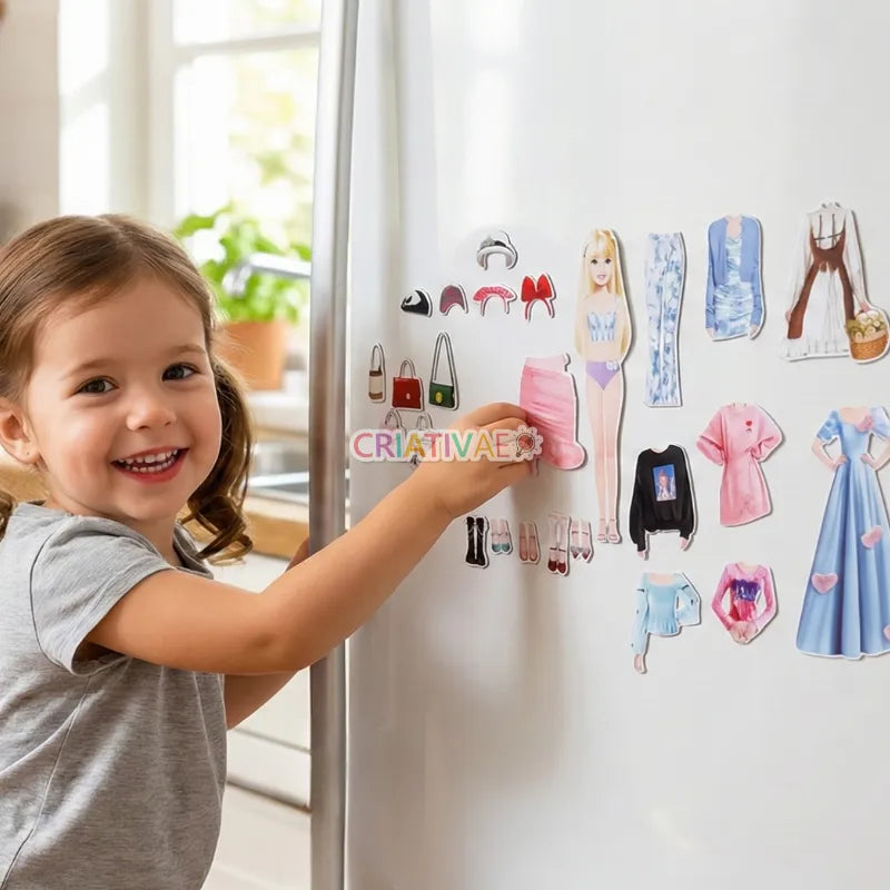 Nachher — Styldoll Criativae - Magnetische Anziehpuppe mit unendlich vielen Outfits