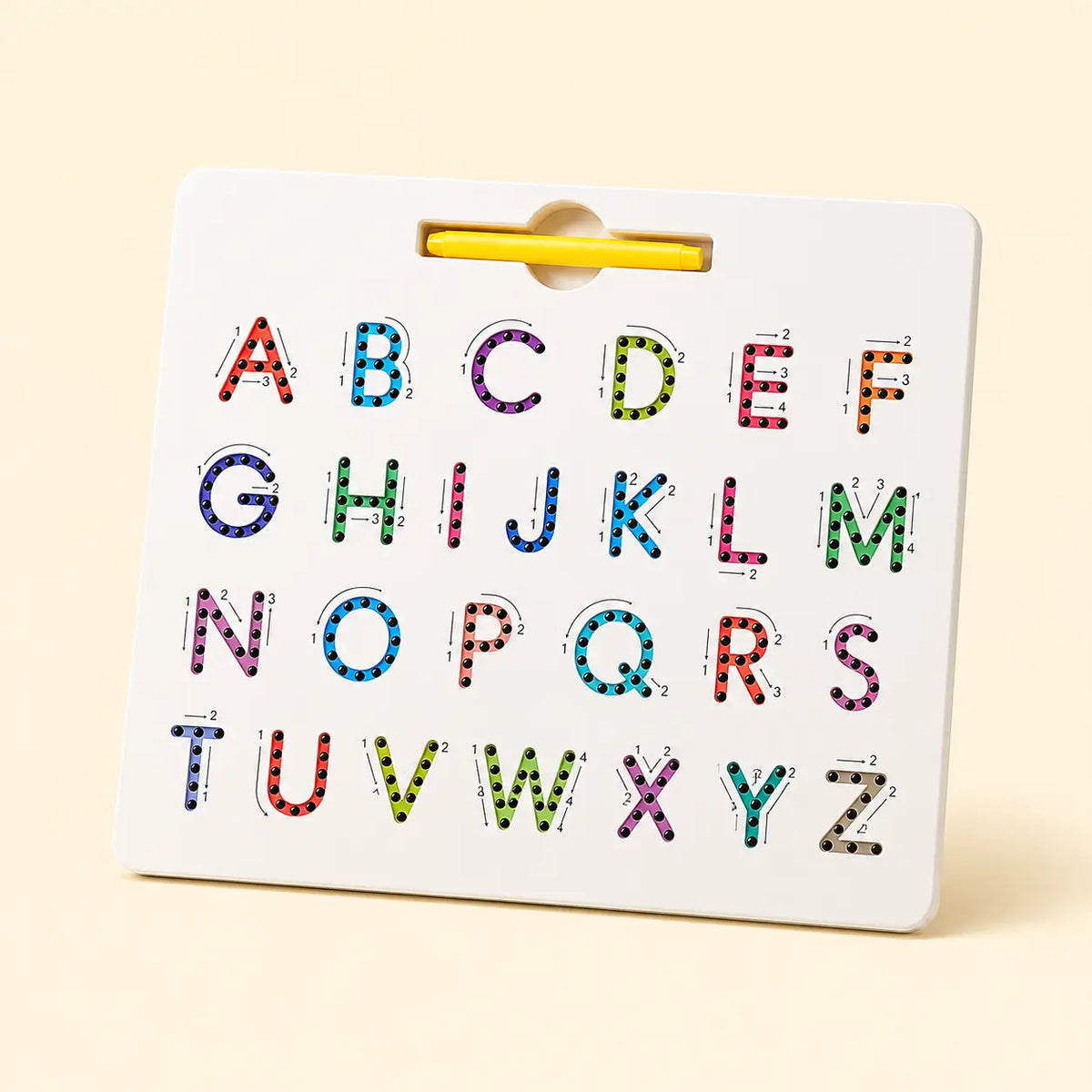 ABC Magnettafel Criativae - Doppelseitige Magnet-Schreibtafel zum Buchstabenlernen