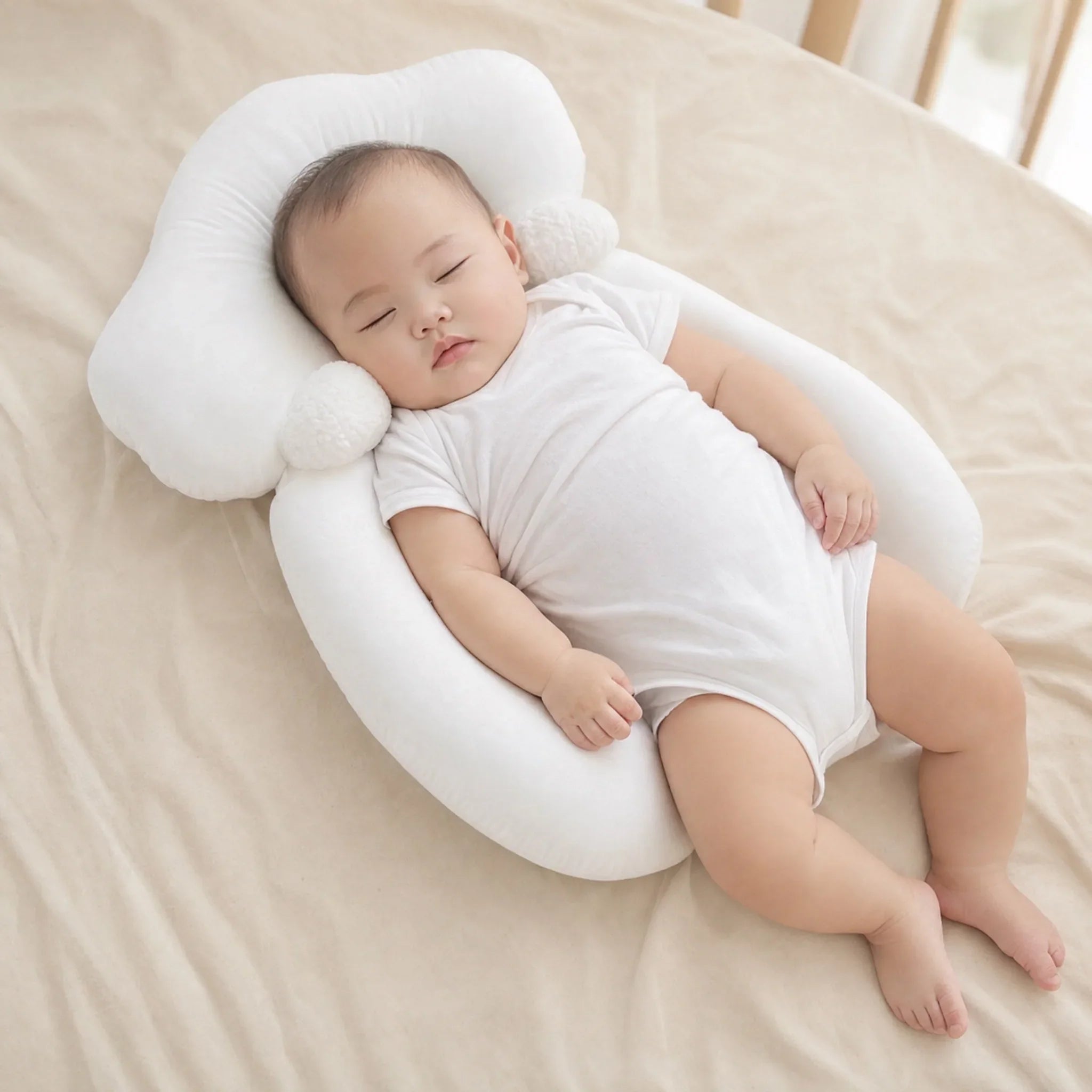 Traumnest Criativae - Ergonomisches Babykissen für ruhige Nächte