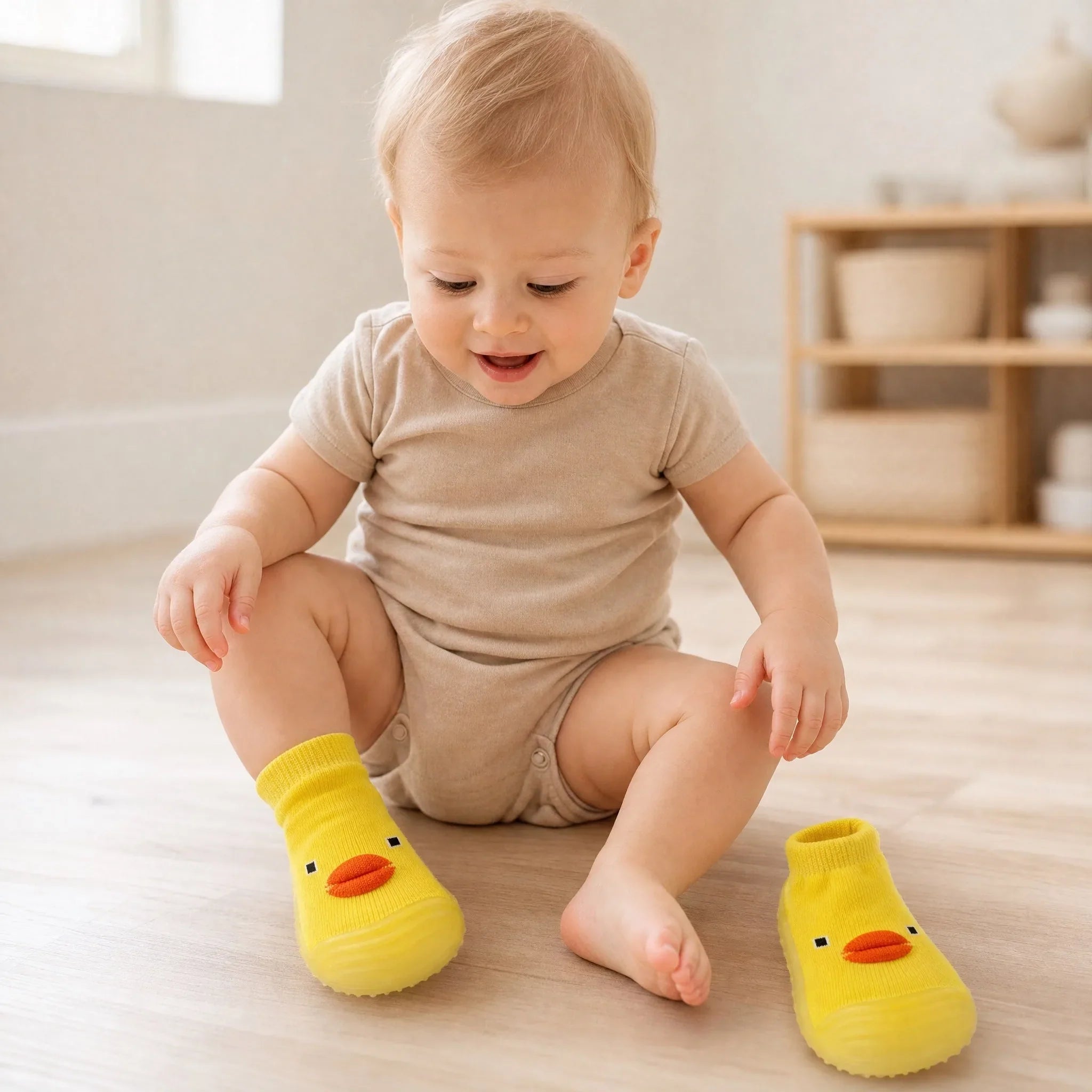 Animashoes Criativae - Tier-Lauflernschuhe mit rutschfester Silikonsohle