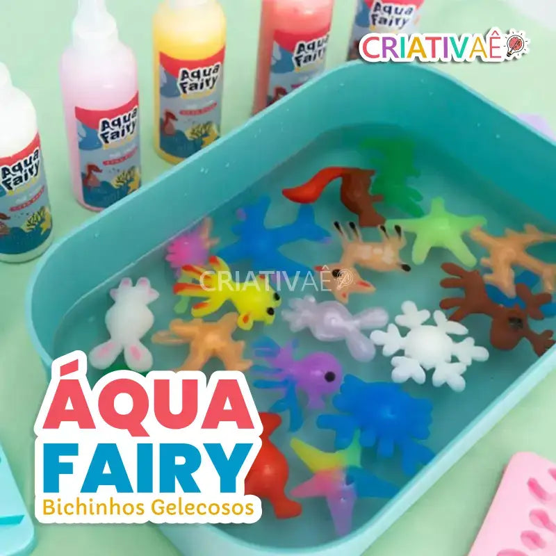 Aqua Fairy Criativae - Magisches Wasser-Bastelset für 3D-Tiere