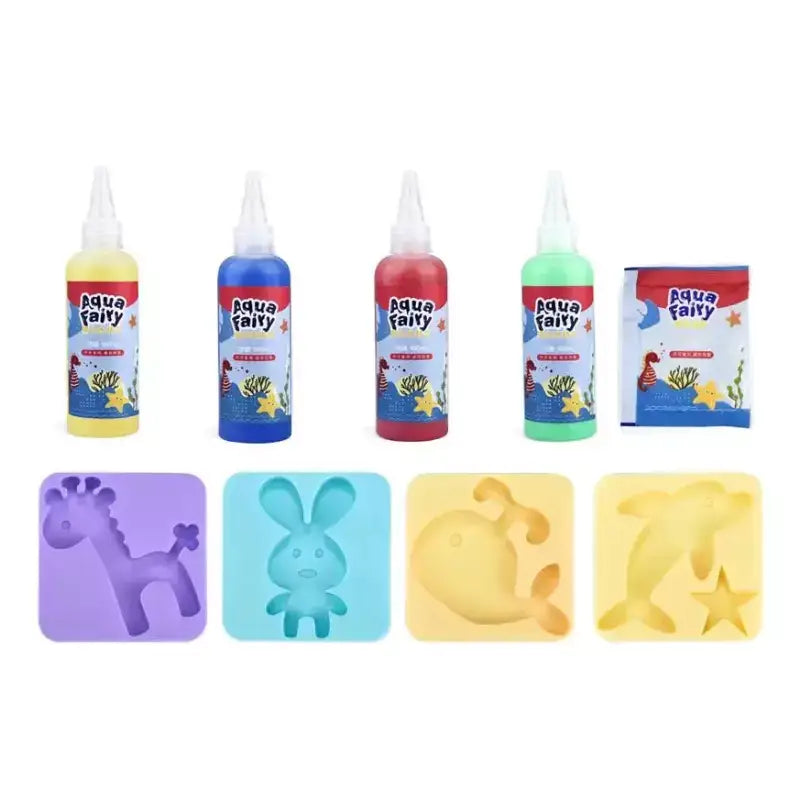 Aqua Fairy Criativae - Magisches Wasser-Bastelset für 3D-Tiere